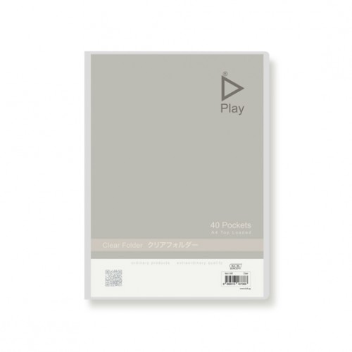 KCK "PLAY" 40P CLEAR BOOK- CLEAR