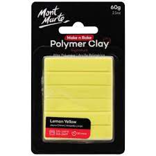 Polymer Clay 60g Lemon Yellow