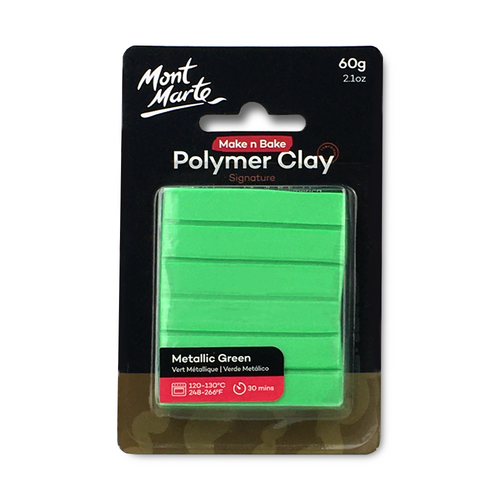 Polymer Clay 60g Metallic Green