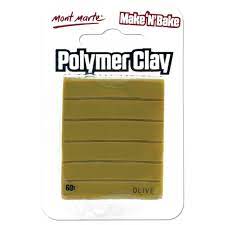 Polymer Clay 60g Olive