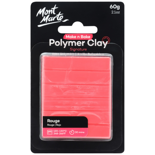 Polymer Clay 60g Rouge