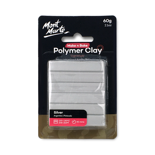 Polymer Clay 60g Silver
