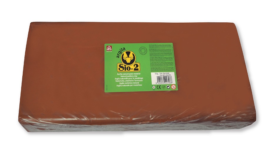 SIO-2 Argila Pottery Clay 1.5kg- Red