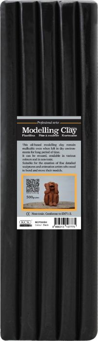 KCK MODELLING CLAY "PRO" 500G- BLACK
