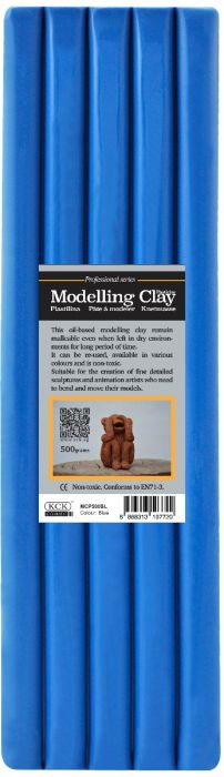 KCK MODELLING CLAY "PRO" 500G- BLUE