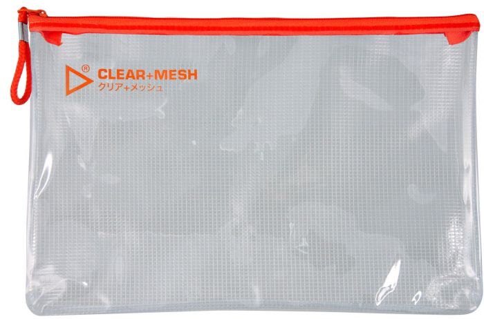 Play Clear+ Mesh Bag A4-  Orange