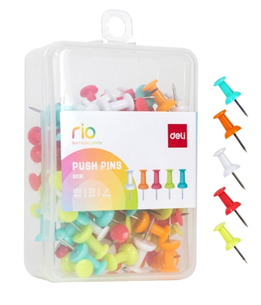 Push Pins Deli 35 pcs