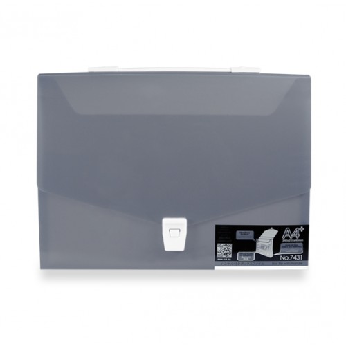 KCK PLAY BOX FILE W/HANDLE- GREY