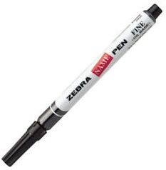 Name Pen Zebra Fine Black