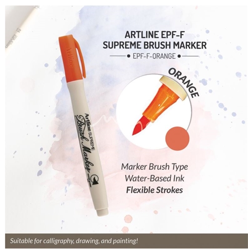 Brush Marker Artline Supreme Orange 