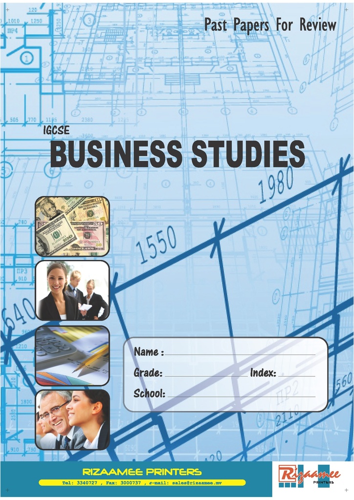 O' Level Past Paper Business Studies