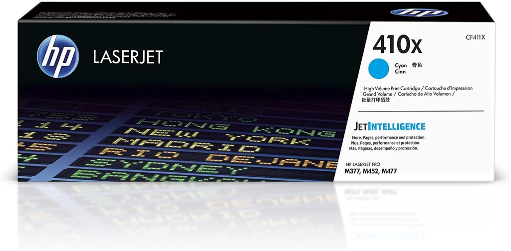 Hp 410X Laserjet Toner Cyan (ASIA)