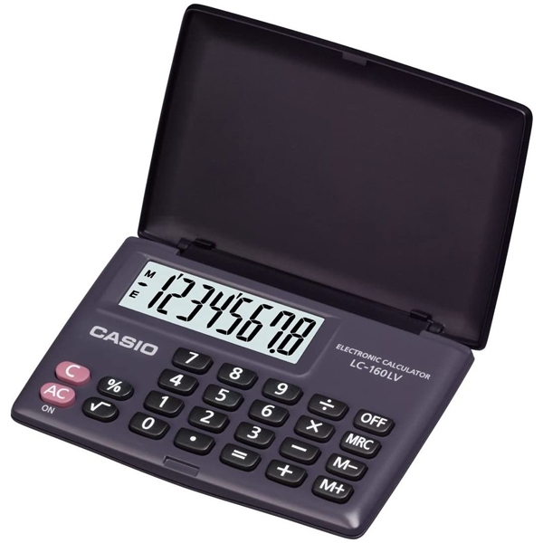 Calculator Casio Portaple LC-160LV-BK
