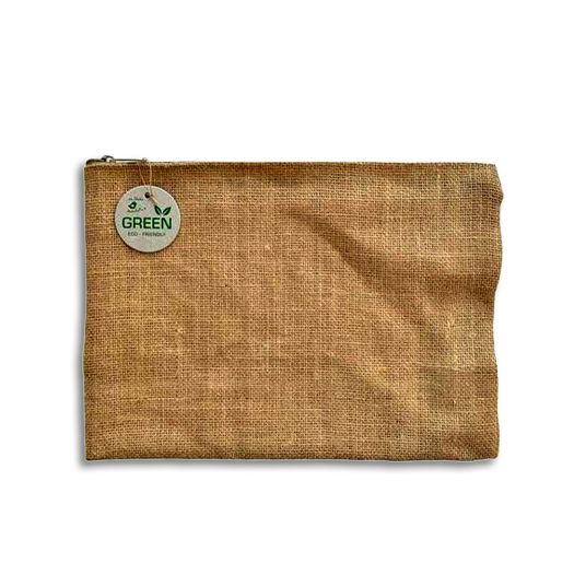 Burlap Zip Pouch 13In X 9In
Approx 1Pc