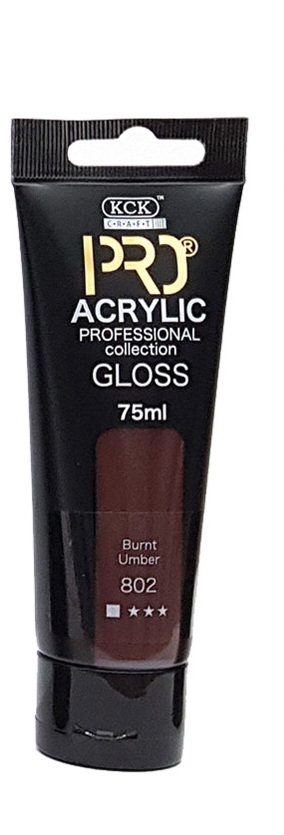 Acrylic Pro 75 ML Burnt Umber