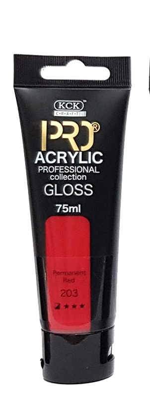 Acrylic Pro 75 ML Permanent Red