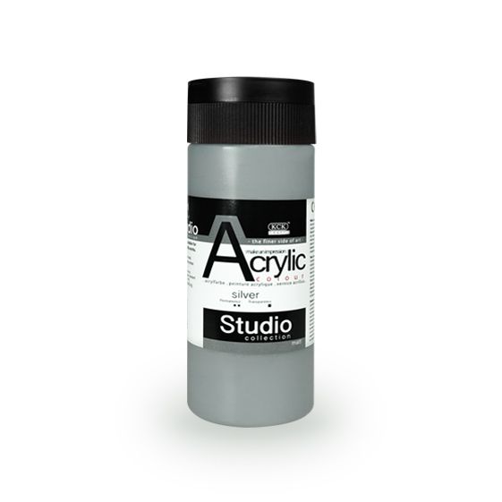 Acrylic Studio 520 ML-  Silver