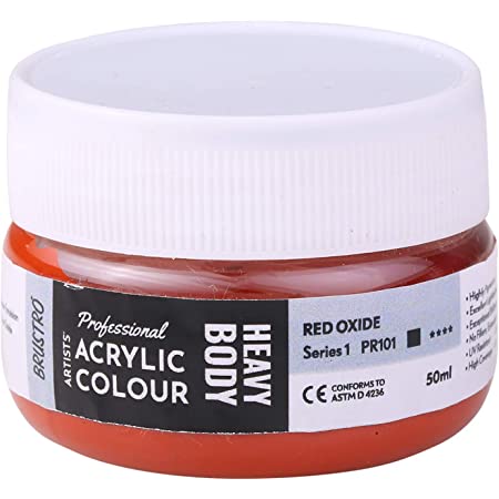 Acrylic Color Heavy Body 50ml Series -1 Red Oxide