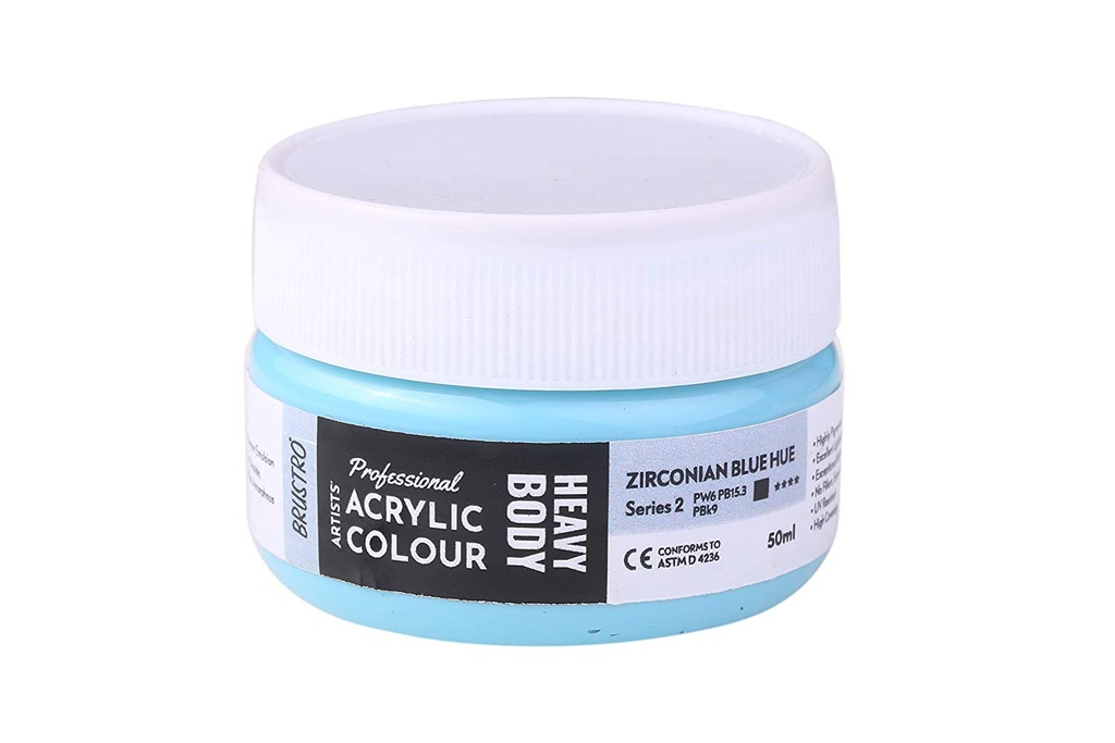 Acrylic Color Heavy Body 50ml Series-2 Zirconium Blue Hue