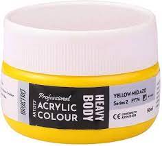 Acrylic Color Heavy Body 50ml Series-2 Yellow Mid Azo