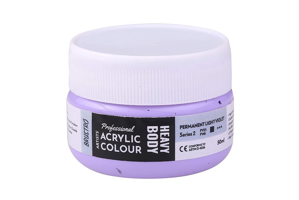 Acrylic Color Heavy Body 50ml Series -2 Permanent Light Violet