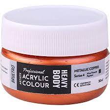 Acrylic Color Heavy Body 50ml Series-4 Metallic Copper