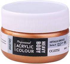 Acrylic Color Heavy Body 50ml Series-4 Metallic Bronze