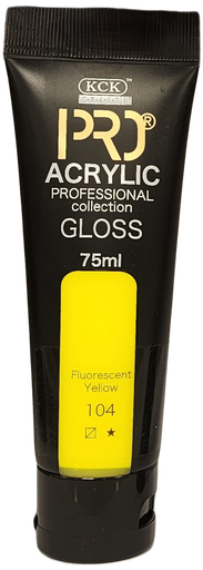 [0260477] Acrylic Pro 75 ML-  Fluorescent Yellow