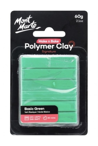 [0620708] Polymer Clay 60g Basic Green