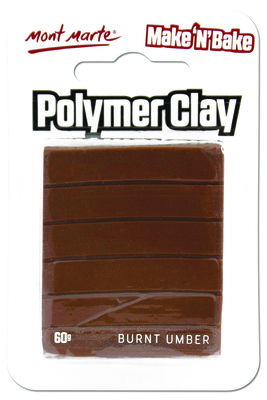 [0620712] Polymer Clay 60g Burnt Umber