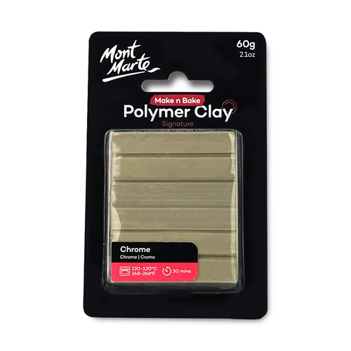 [0620714] Polymer Clay 60g Chrome