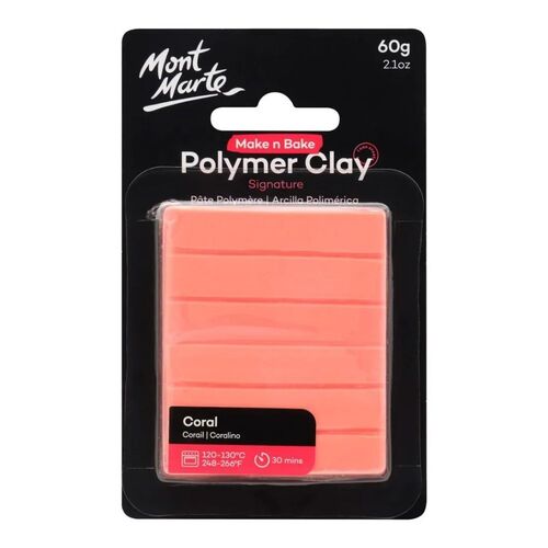 [0620717] Polymer Clay 60g Coral