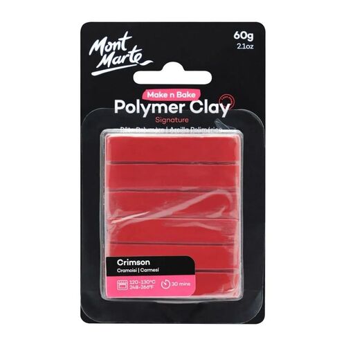 [0620718] Polymer Clay 60g Crimson 