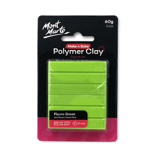 [0620724] Polymer Clay 60g Fluoro Green