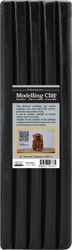 [0640664] KCK MODELLING CLAY "PRO" 500G- BLACK