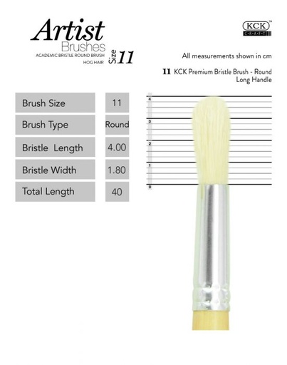 [0290587] Kck Bristle Brush Round-  #11