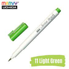 [0290688] Marvy Artist Brush - Green Light Green 