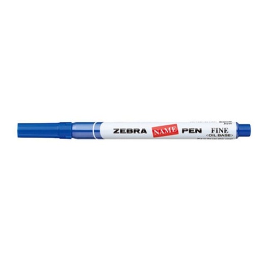 Name Pen Zebra Fine Blue