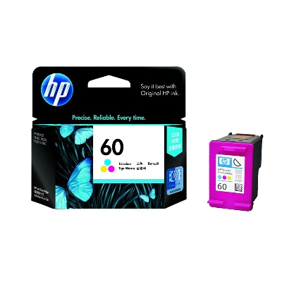 [1401080] Hp 60 Ink Cartridge Color CC643WA