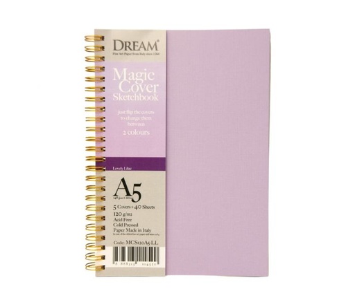 [0560020] DREAM MAGIC COVER SKETCHBOOK-LOVELY LILAC