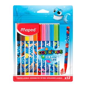 [0230989] Color Peps Felt Tip Ocean Deco 12 Colours