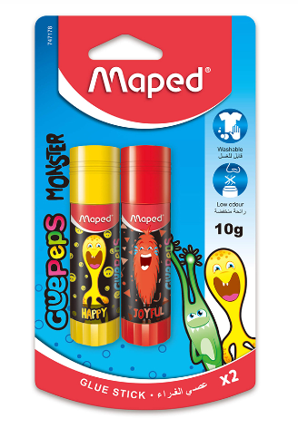 [0231007] Monster Glue Stick 10g Blister - 2pcs