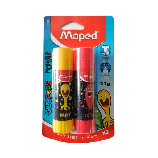 [0231009] Glue Stick Maped Monster  21g Blister  - 2pcs
