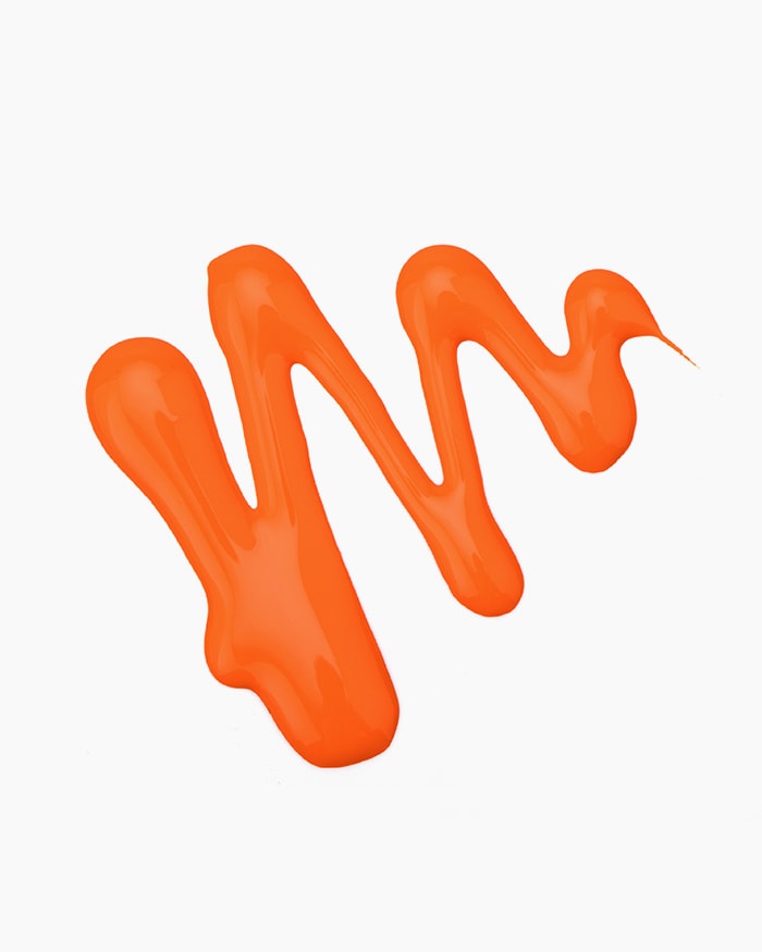 Fluid Acrylic Colour Orange 50Ml