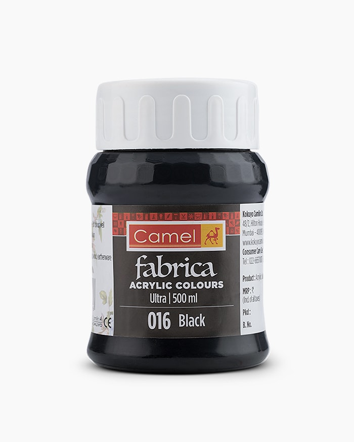 Fabrica Acrylic Colour Ultra Black 500ML