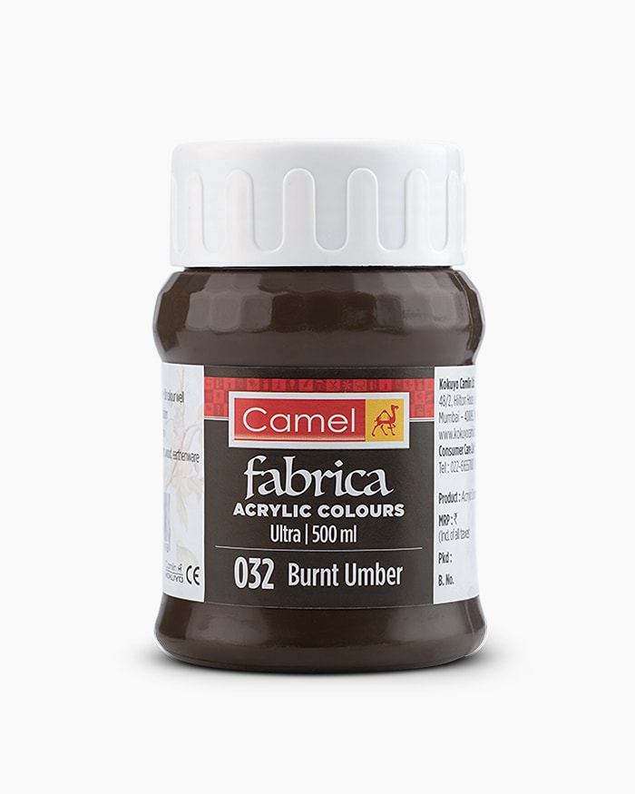 Fabrica Acrylic Colour Ultra Burnt Umber 500ML