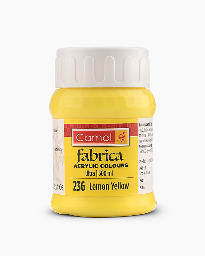 Fabrica Acrylic Colour Ultra Lemon Yellow 500ml