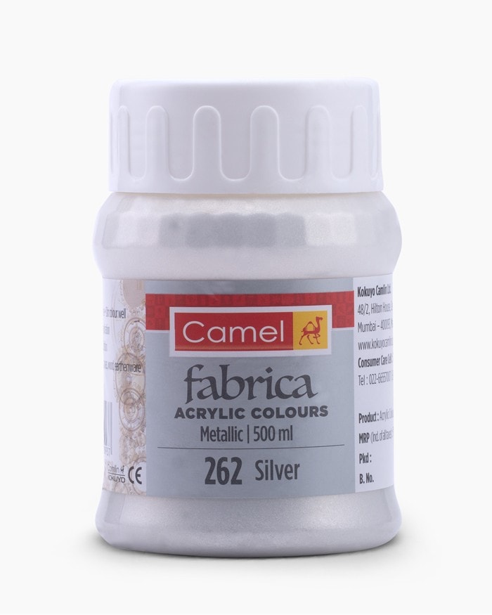 Fabrica Acrylic Colour Metalic Silver 500ml