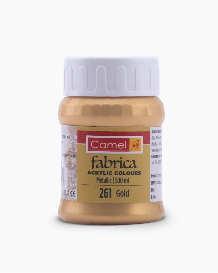Fabrica Acrylic Colour Metallic Gold 500ml