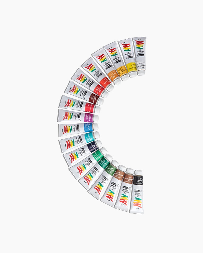 Artist Oil Colours 18 Shades 9ml